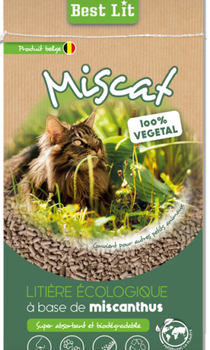 litière végétale miscat